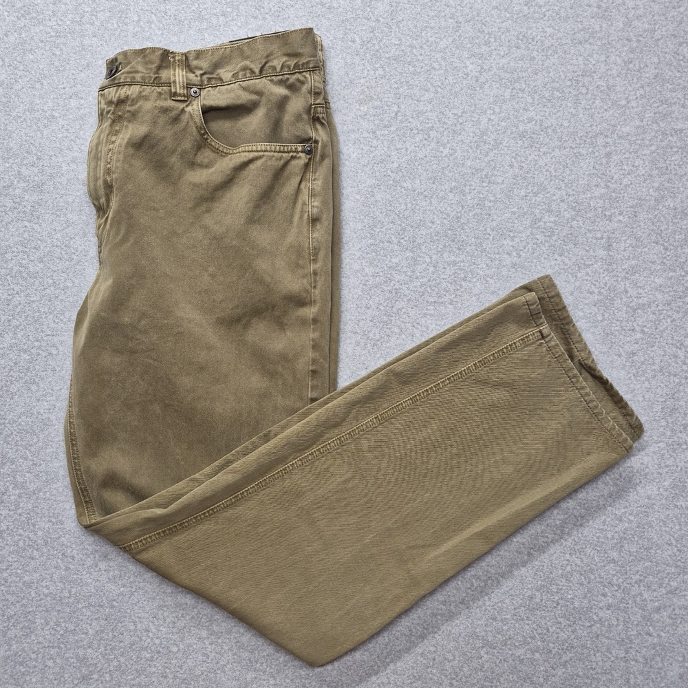 Robert Talbott Pants Mens 34x32 Caramel Tan 100% Pima Cotton Luxury Vintage